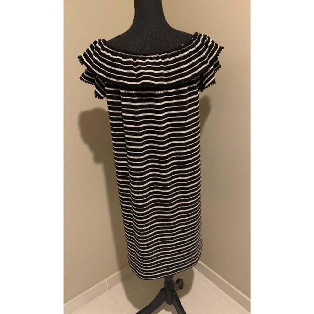 NWT LOFT Off the Shoulder Midi Dress - Picture 4 of 6